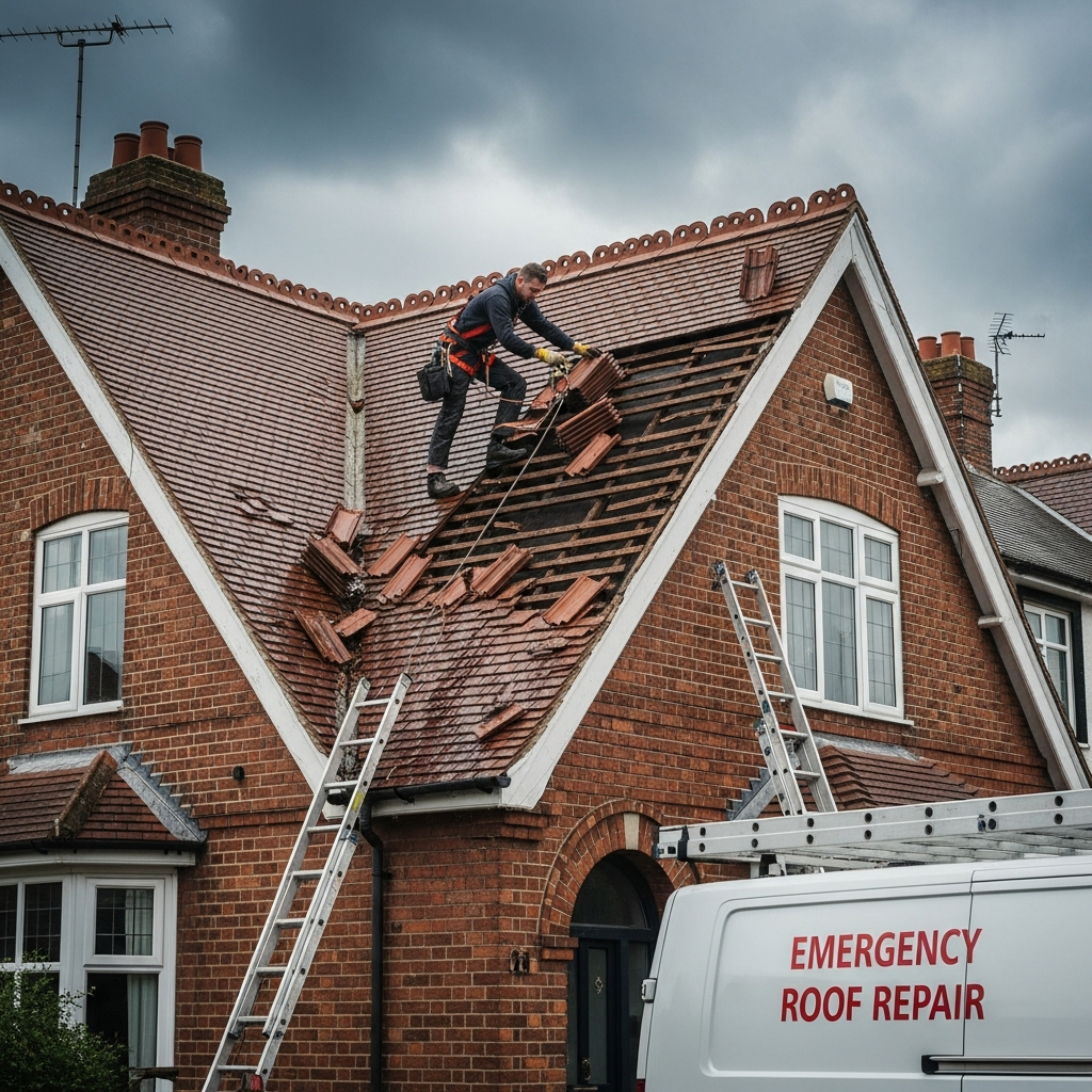 Emergency storm damage repair